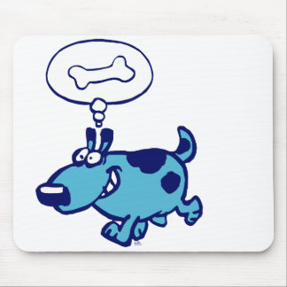 Cartoon-blaues Hundmousepad Mousepad