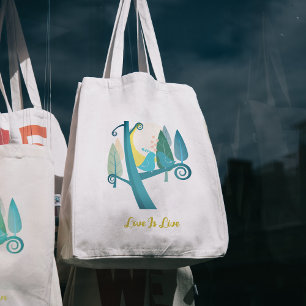 Cartoon Blauvögel Toag Tragetasche