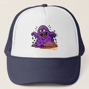 Cartoon Blob - Wird zu Halloween genehmigt Truckerkappe