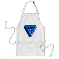 Cartoon Blue Black Toys Blocks Triangle Vector Art