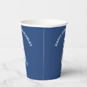 Cartoon Blue Footed Booby Bird Party Pappbecher (Rechts)