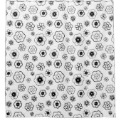 Cartoon Blume Duschvorhang (Vorderseite)