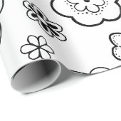 Cartoon Blume Packpapier (Rolleneckpunkt)