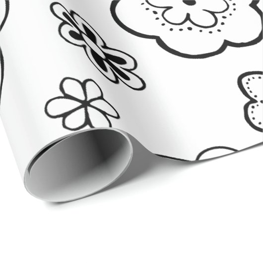 Cartoon Blume Packpapier (Rolleneckpunkt)