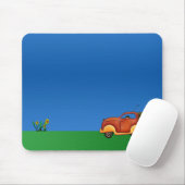 Cartoon-Blumen und Auto-kundengerechte Mousepad (Mit Mouse)