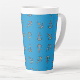 Cartoon Boat Anchor Set Milchtasse