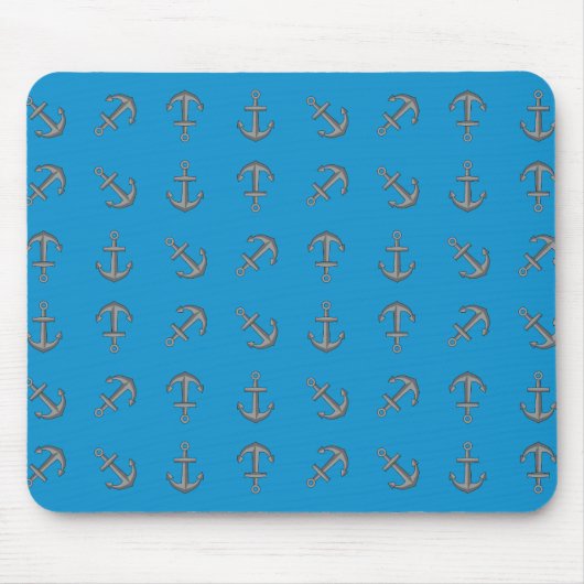 Cartoon Boat Anchor Set Mousepad (Vorne)
