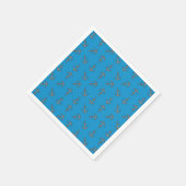 Cartoon Boat Anchor Set Serviette (Ecke)