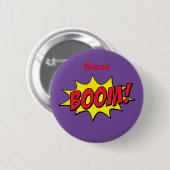 Cartoon Boom Thunder_Cove Button (Vorne & Hinten)