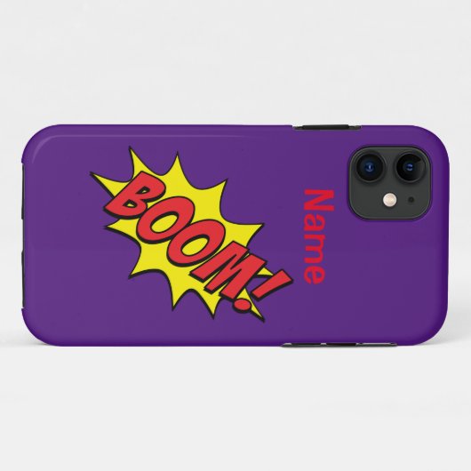 Cartoon Boom Thunder_Cove Case-Mate iPhone Hülle (Rückseite (Horizontal))