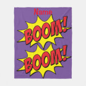 Cartoon Boom Thunder_Cove Fleecedecke (Vorderseite)