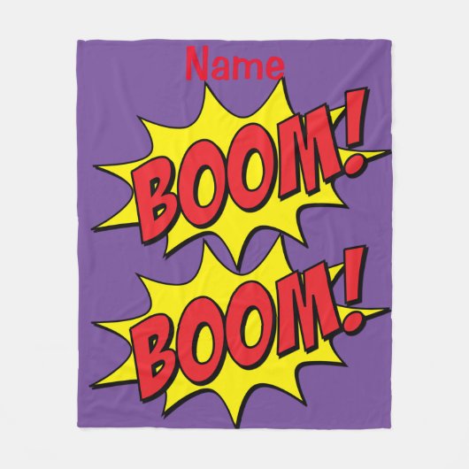 Cartoon Boom Thunder_Cove Fleecedecke (Vorderseite)