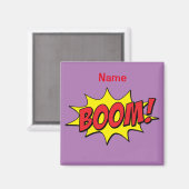 Cartoon Boom Thunder_Cove Magnet (Vorderseite/Rückseite)