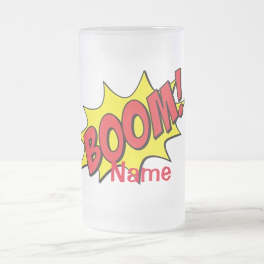 Cartoon Boom Thunder_Cove Mattglas Bierglas (Mittel)