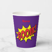 Cartoon Boom Thunder_Cove Pappbecher (Rückseite)