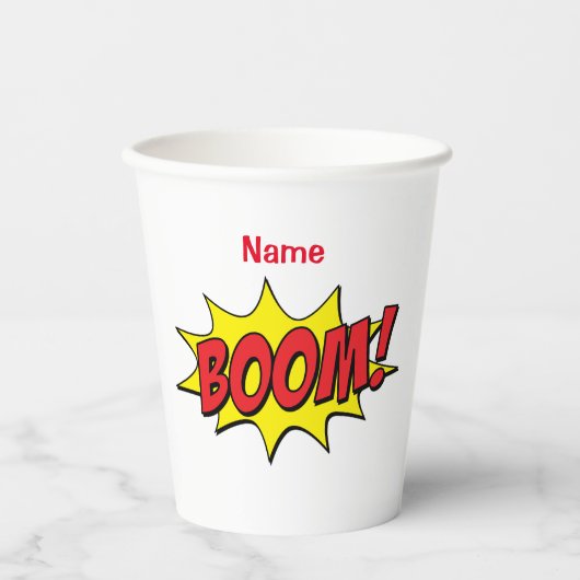 Cartoon Boom Thunder_Cove Pappbecher (Vorderseite)