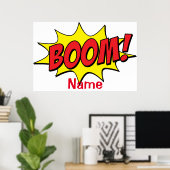 Cartoon Boom Thunder_Cove Poster (Heimbüro)