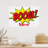 Cartoon Boom Thunder_Cove Poster (Küche)