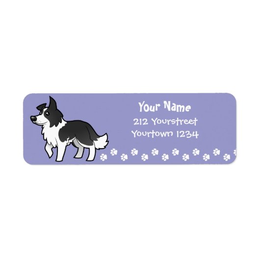 Cartoon Border Collie (Vorne)