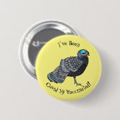 Cartoon Bornean Button (Vorne & Hinten)
