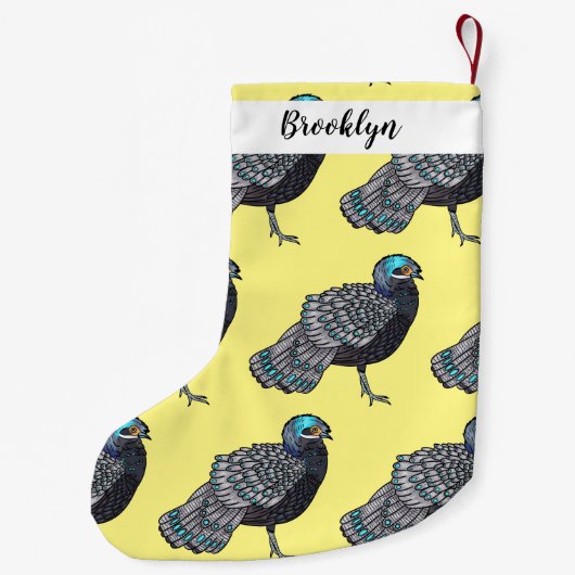 Cartoon Bornean Kleiner Weihnachtsstrumpf (Rückseite)