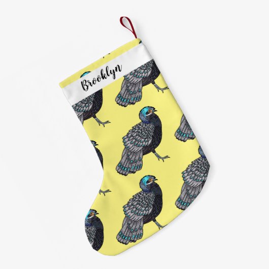 Cartoon Bornean Kleiner Weihnachtsstrumpf (Rückseite (Hängend))