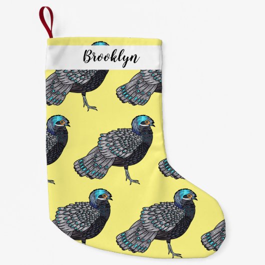 Cartoon Bornean Kleiner Weihnachtsstrumpf (Vorderseite)