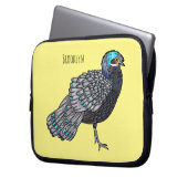 Cartoon Bornean Laptopschutzhülle (Vorderseite Links)