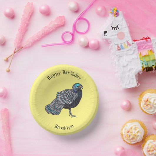 Cartoon Bornean Pappteller (Party)