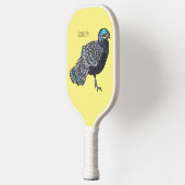 Cartoon Bornean Pickleball Schläger (Links)