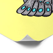 Cartoon Bornean Poster (Ecke)