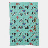 Cartoon Boston Terrier Handtuch (Vertikal)