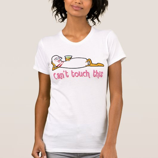 Cartoon-Bowlings-Button-Shirt - nicht kann Touch T-Shirt (Vorderseite)