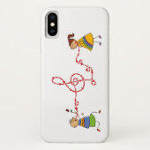 Cartoon Boy Girl Niedliche Liebe Song Serenade Vor Case-Mate iPhone Hülle (Rückseite)