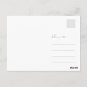 Cartoon Boy Girl Niedliche Liebe Song Serenade Vor Postkarte (Rückseite)