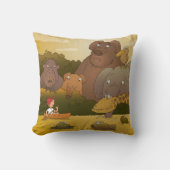 Cartoon Boy Tropical Jungle Animal Kissen (Vorderseite)