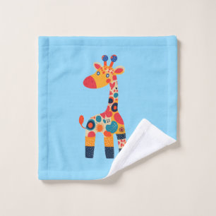 Cartoon "Briwelred Giraffe" Waschlappen