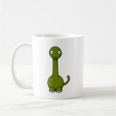 Cartoon Brontosaurus Kaffeetasse (Links)