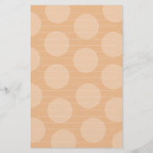 Cartoon Brown Monkey Kids Dots Vielen Dank Briefpapier (Rückseite)