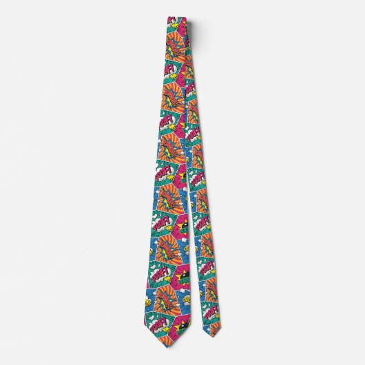 Cartoon Bubbles Neck Tie Krawatte (Vorderseite)