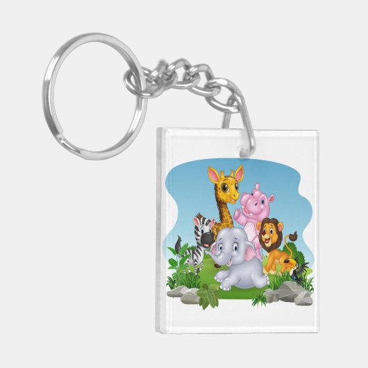 Cartoon Buddies Schlüsselanhänger (Vorderseite links)