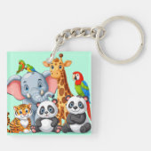 Cartoon Buddies Schlüsselanhänger (Rückseite)