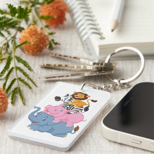 Cartoon Buddies Schlüsselanhänger (Vorderseite rechts)