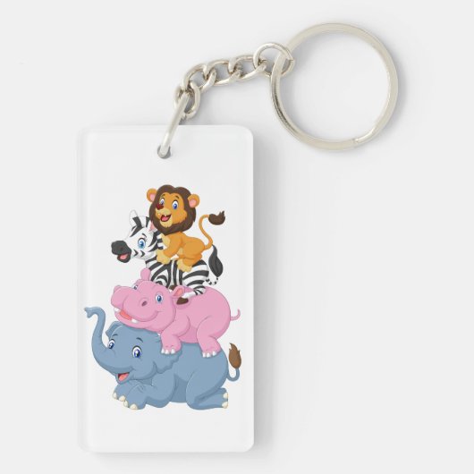 Cartoon Buddies Schlüsselanhänger (Rückseite)