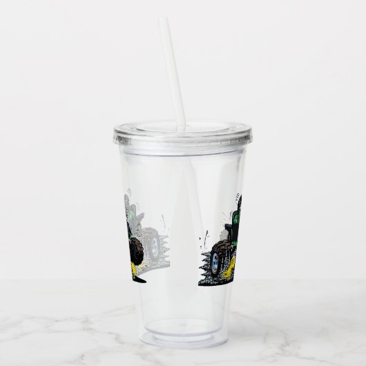 Cartoon Buggy Acryltrinkbecher (Links)