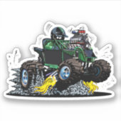 Cartoon Buggy Aufkleber (Vorderseite)