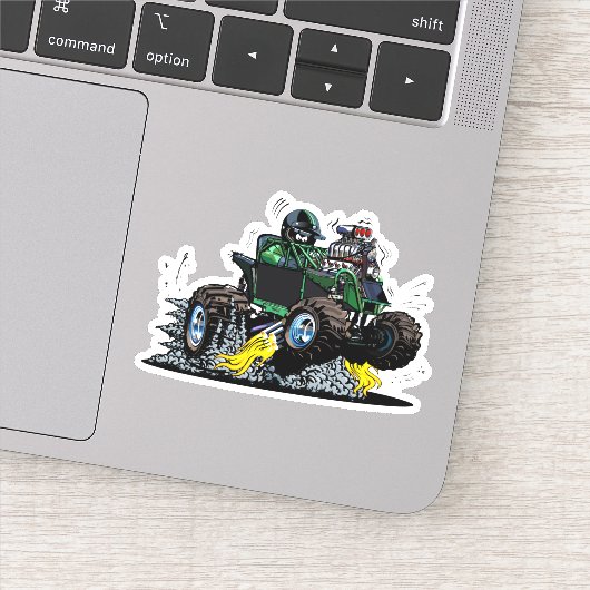 Cartoon Buggy Aufkleber (Detail)