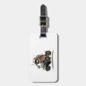 Cartoon Buggy Gepäckanhänger (Vorderseite vertikal)