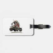 Cartoon Buggy Gepäckanhänger (Rückseite horizontal)