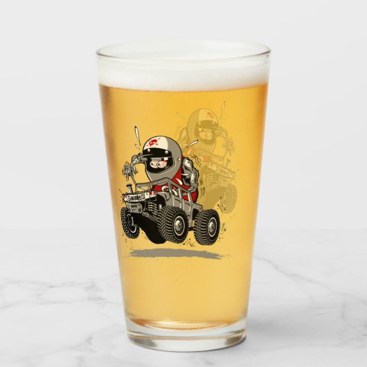 Cartoon Buggy Glas (Vorne (Gefüllt))